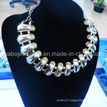 Fashion Jewelry/ New Design White Pearl with Gold Plated Big Necklace (NPN1017)